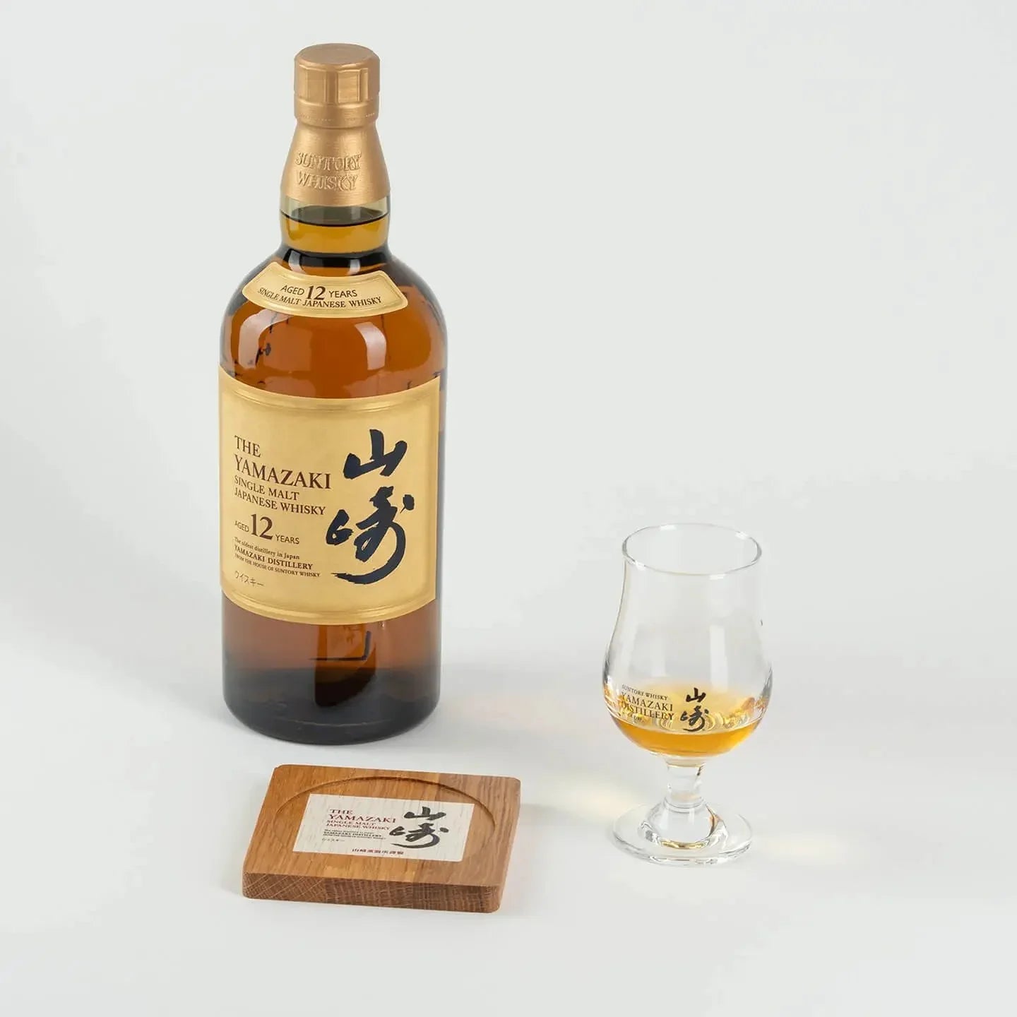 Yamazaki whiskey tasting stem glass in use