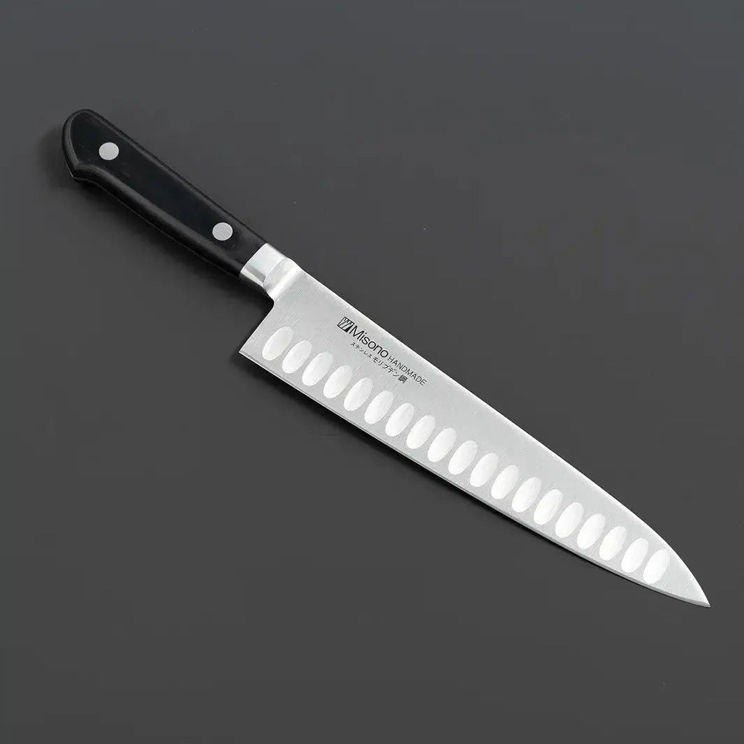 Misono Molybdenum Steel Dimpled Gyuto Knife