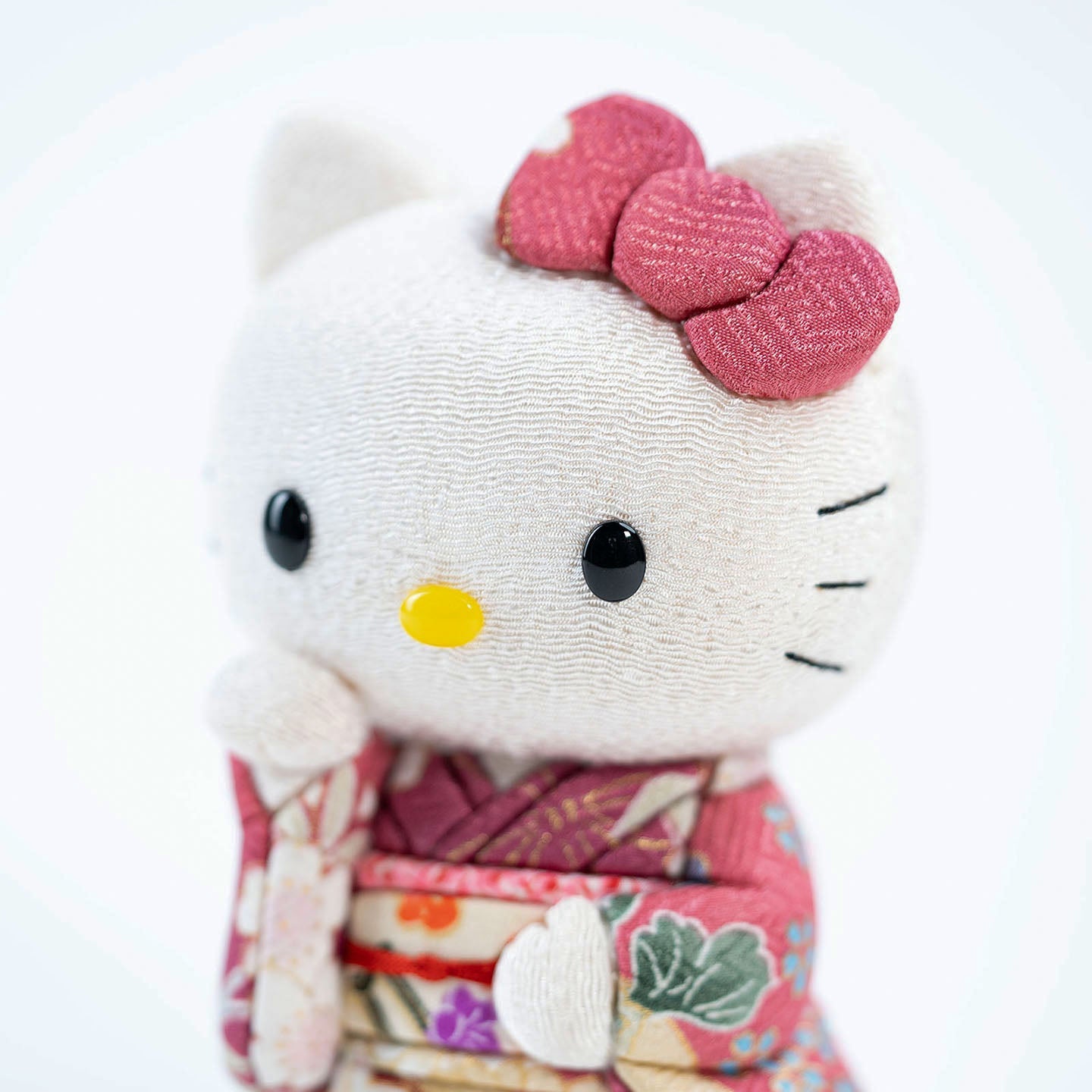 ハローキティ招き猫 - ピンク着物 - KyotoLux