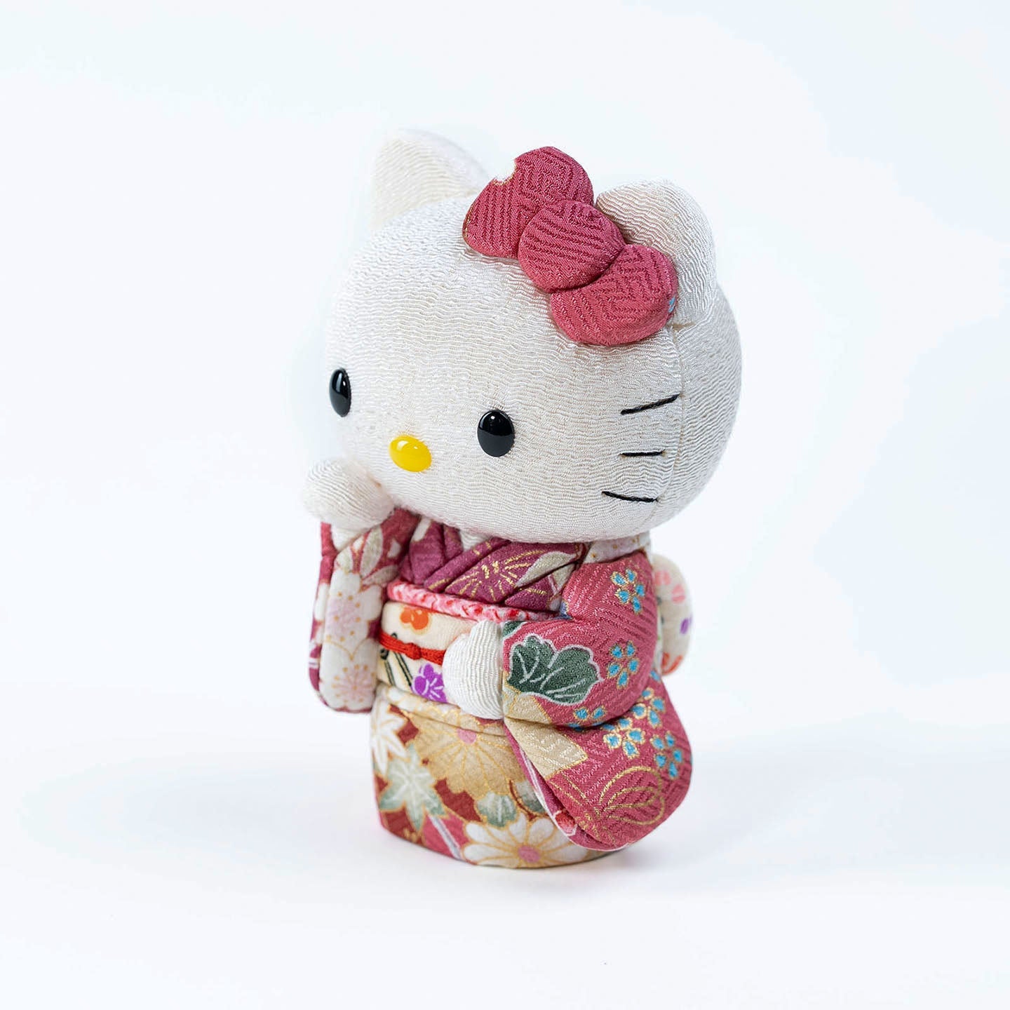 ハローキティ招き猫 - ピンク着物 - KyotoLux
