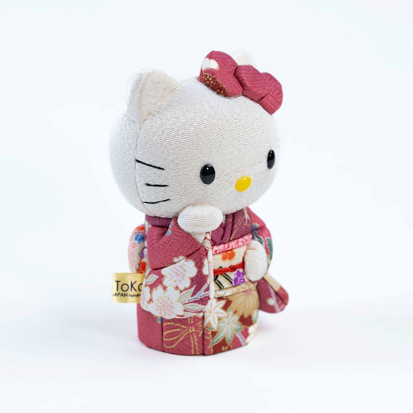 ハローキティ招き猫 - ピンク着物 - KyotoLux