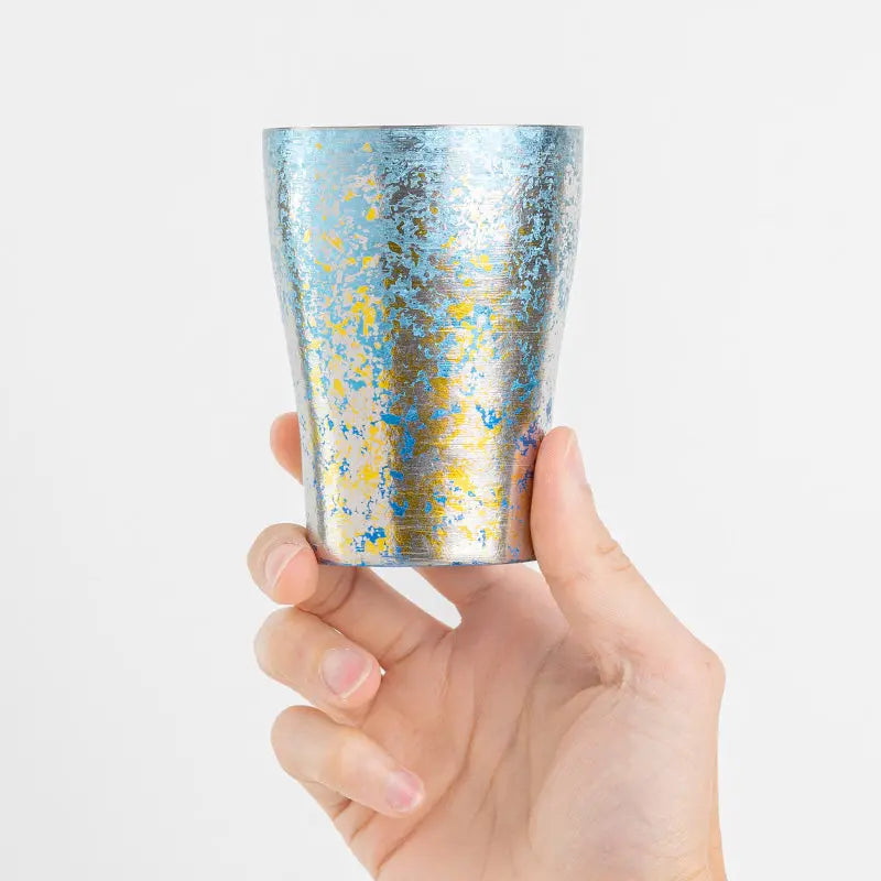 HORIE Taiko Series Titanium Tumbler – Blue 250ml HORIE