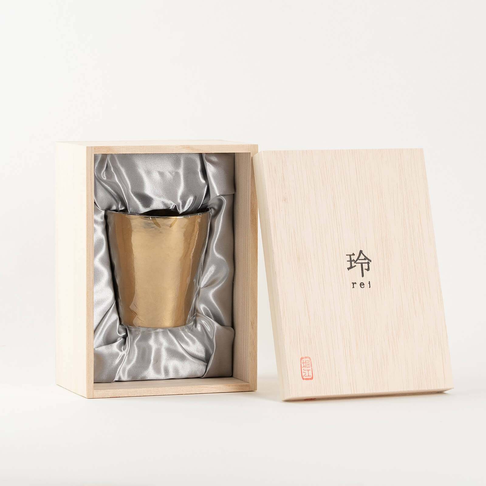TPM アイボリー ゴールド金具 付属品完備 美品 horie-rei-titanium-tumbler-