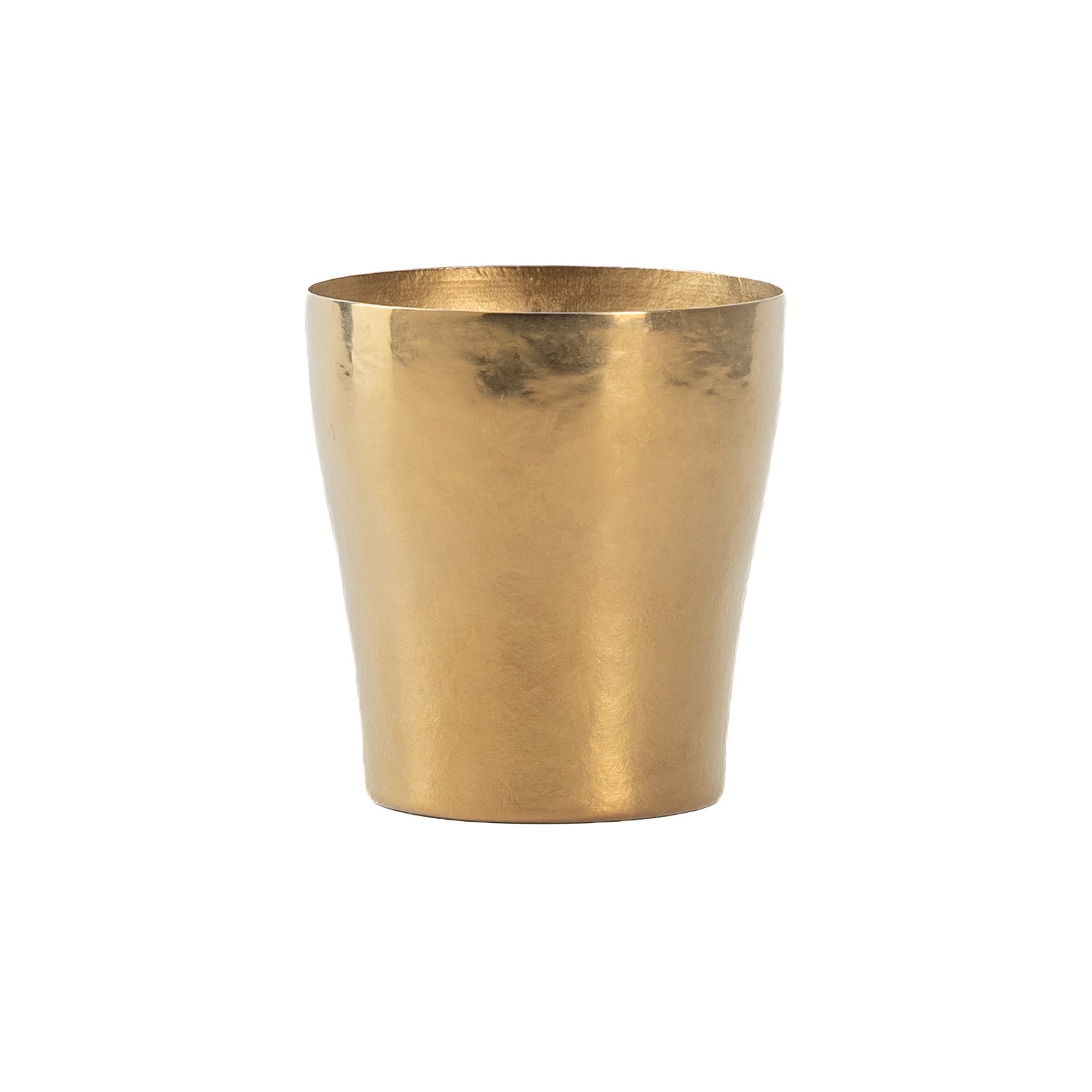 Front view of HORIE Rei Series 250ml bronze gold titanium tumbler