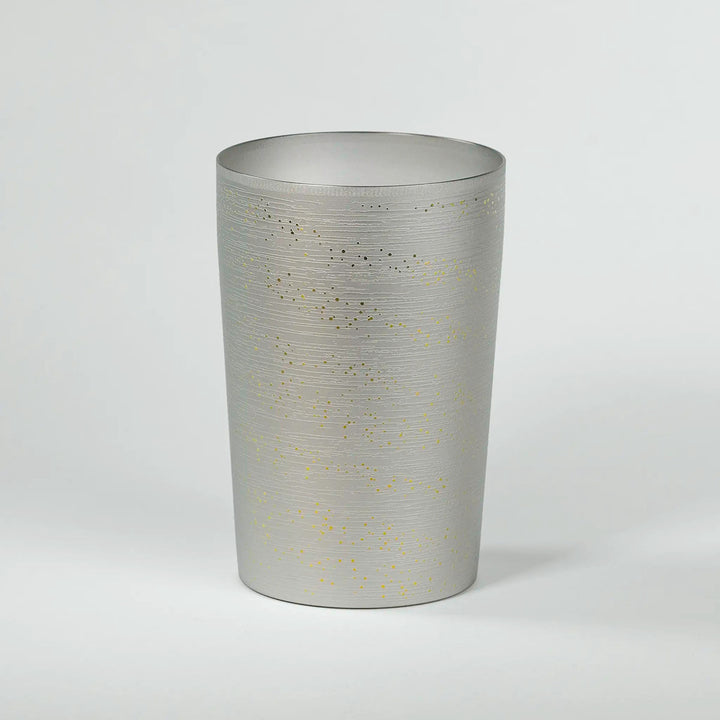 Front view of HORIE Ryou Series Double-Walled Titanium Tumbler - Silver 270ml