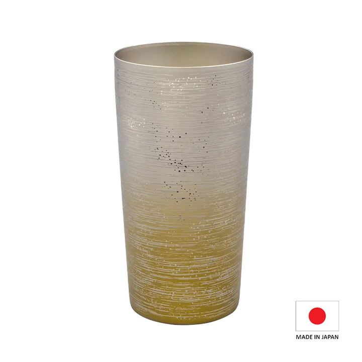 Front view of HORIE Ryou Series Double-Walled Titanium Tumbler - Brown 350ml