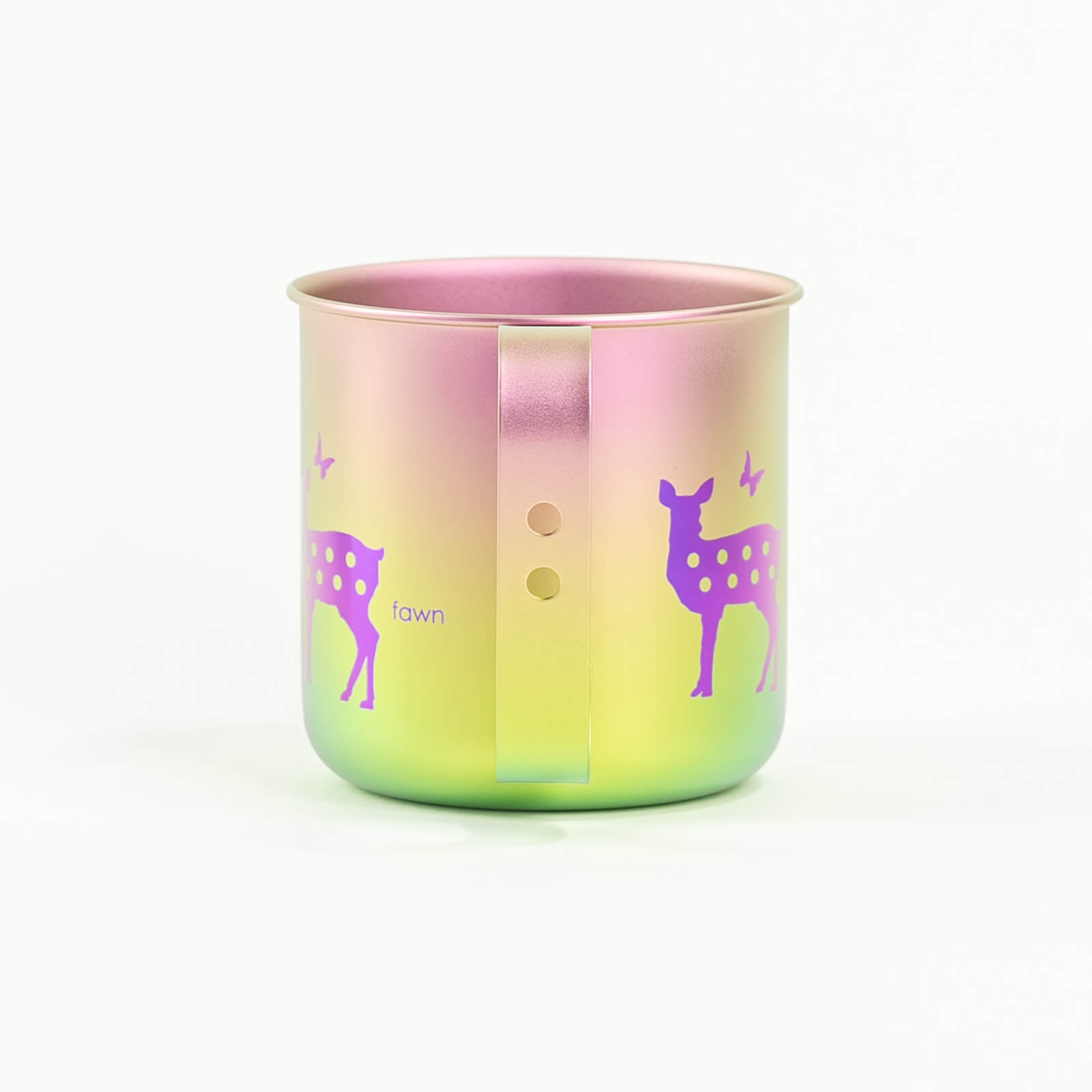 HORIE Pure Titanium Deer Mug – Rainbow Gradient