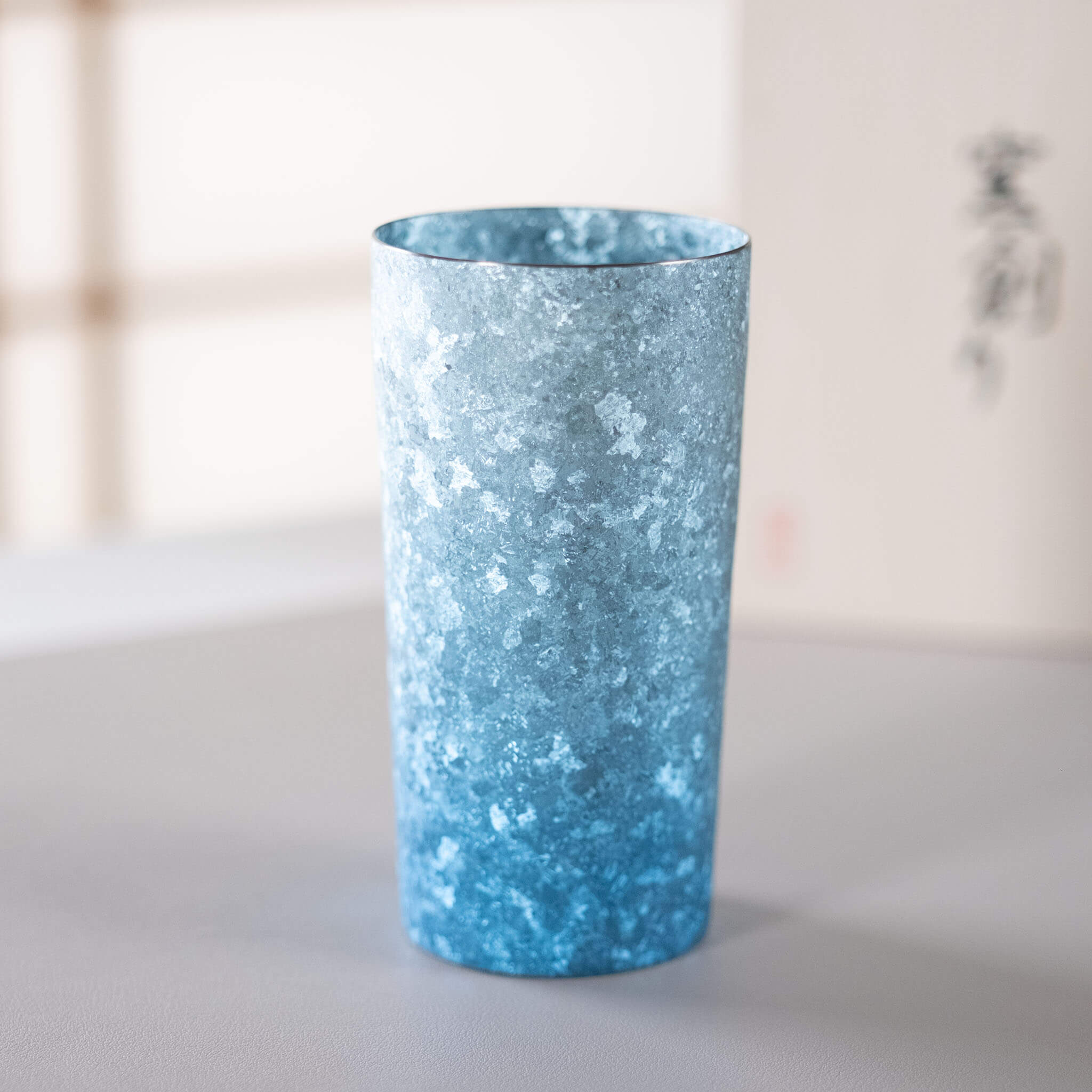 HORIE Titanium Kamazukuri Blue Tumbler 