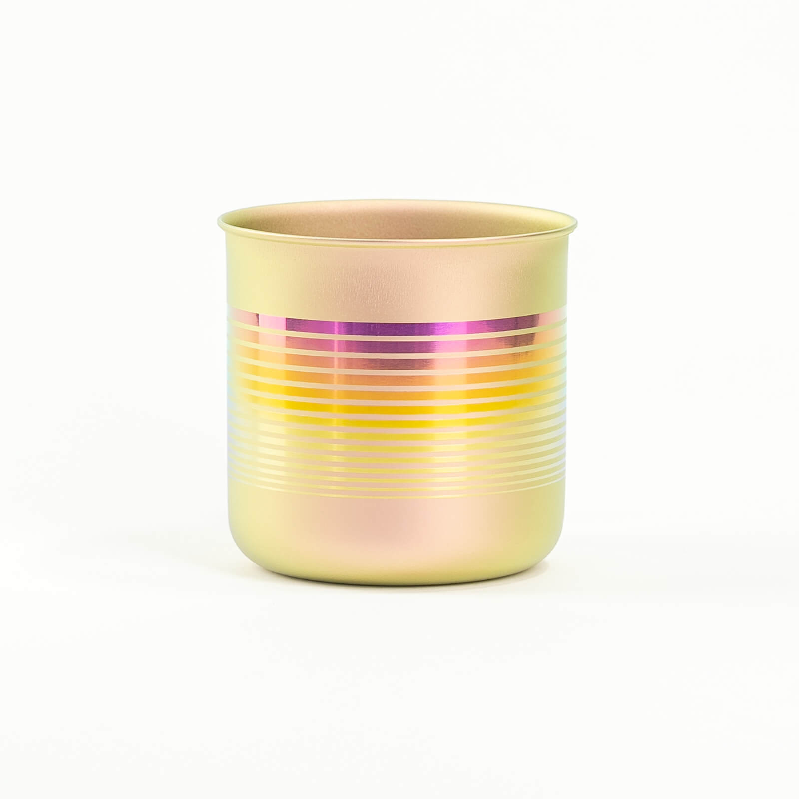 HORIE Pure Titanium Mug – 320ml Rainbow Stripe Gradient
