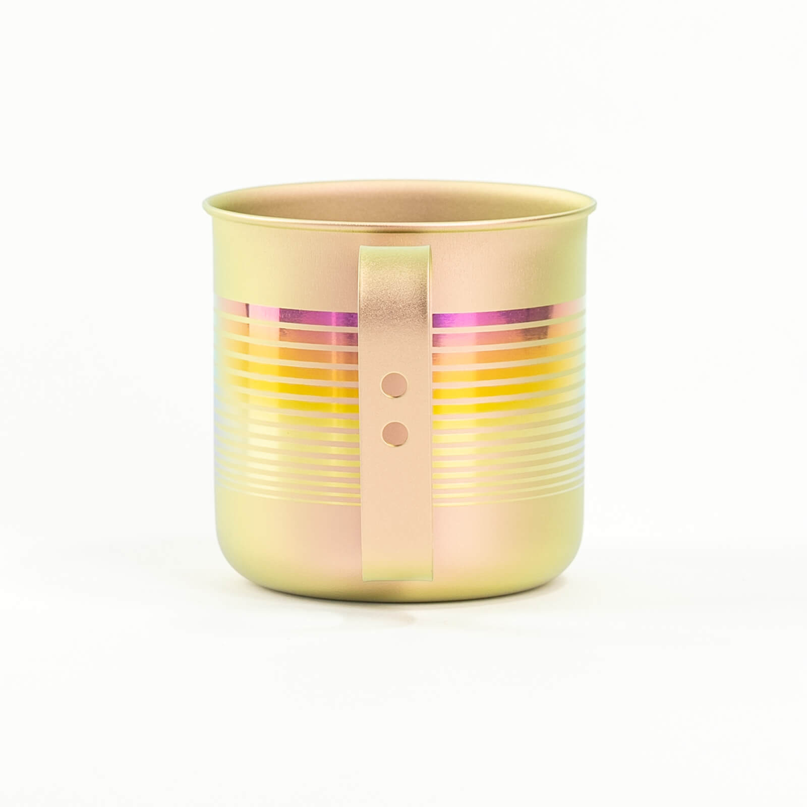 HORIE Pure Titanium Mug – 320ml Rainbow Stripe Gradient