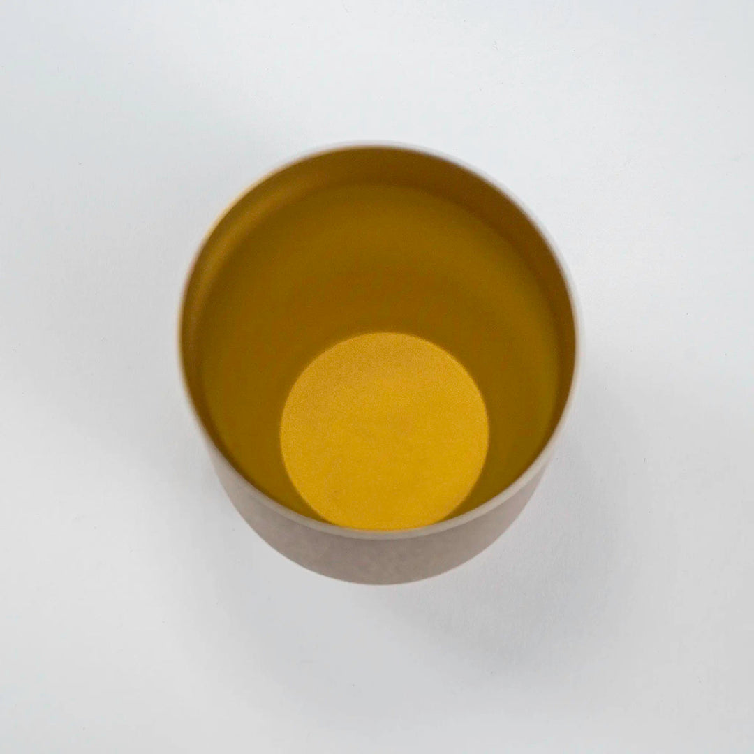 Top view of the HORIE Zen Series Double-Walled Tumbler, showing the wide rim for easy pouring and drinking.