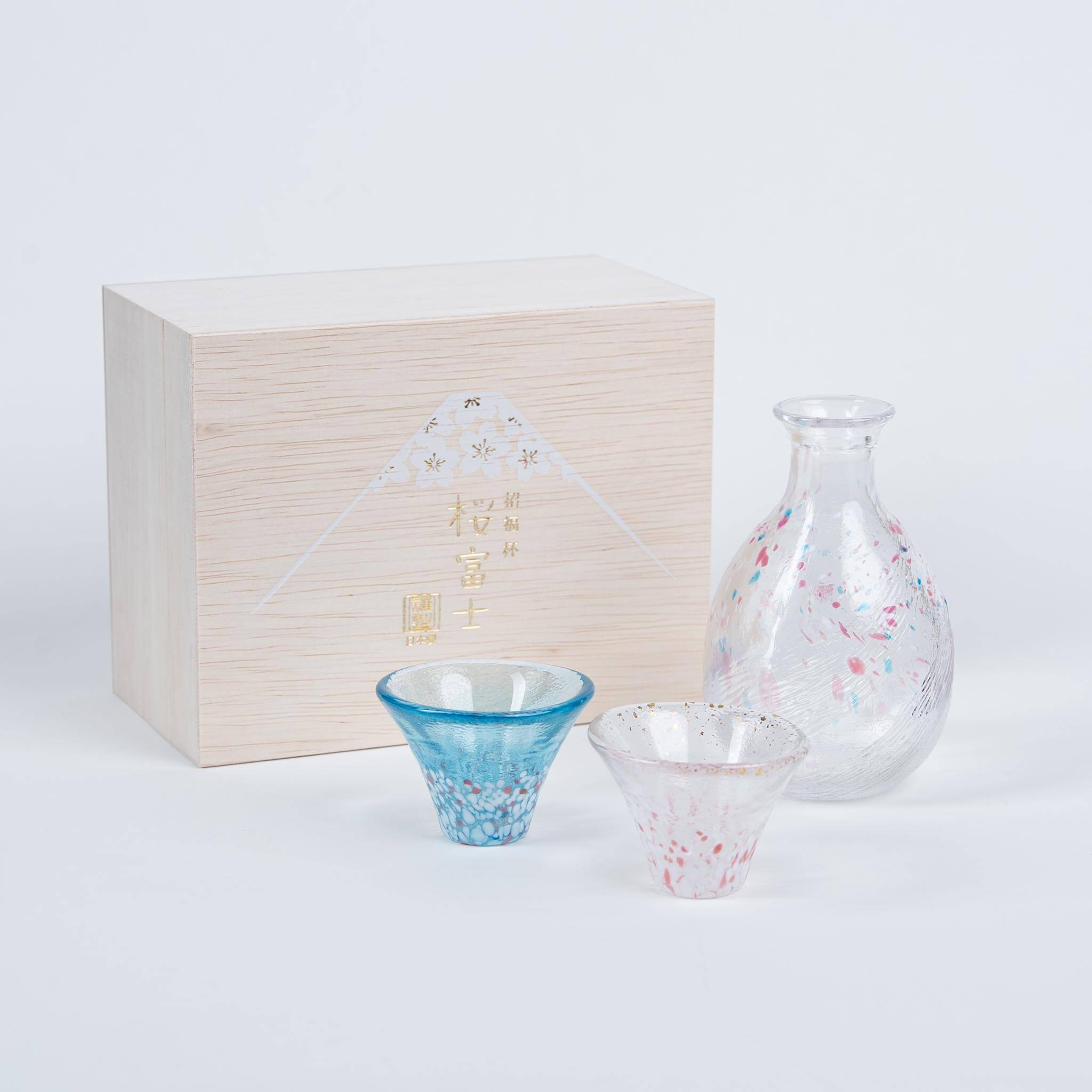 桜富士 手作り清酒セット｜富士山と金箔｜KYOTOLUX