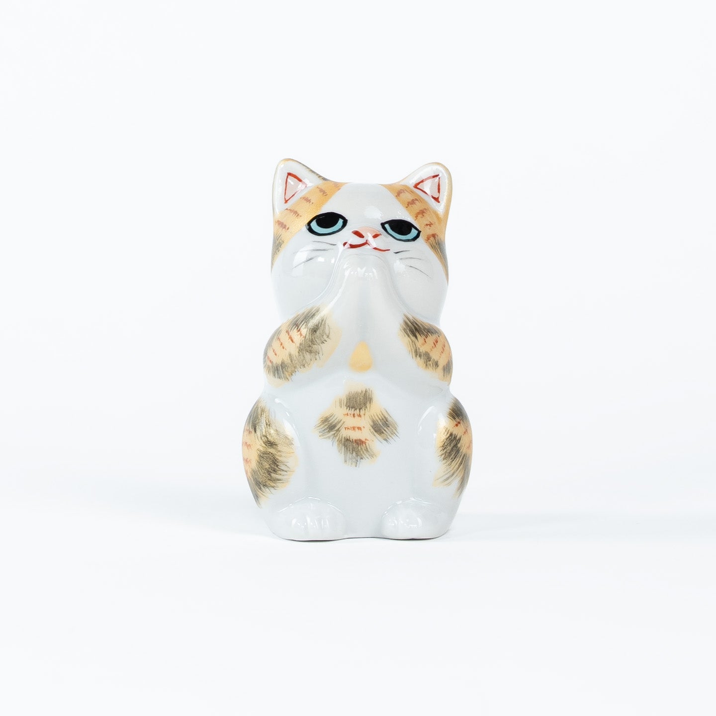 Kutani Ceramic Lucky Cat – 3.2 inches tall