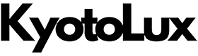 Kyotolux logo, Premium Japanese gifts and tableware brand.