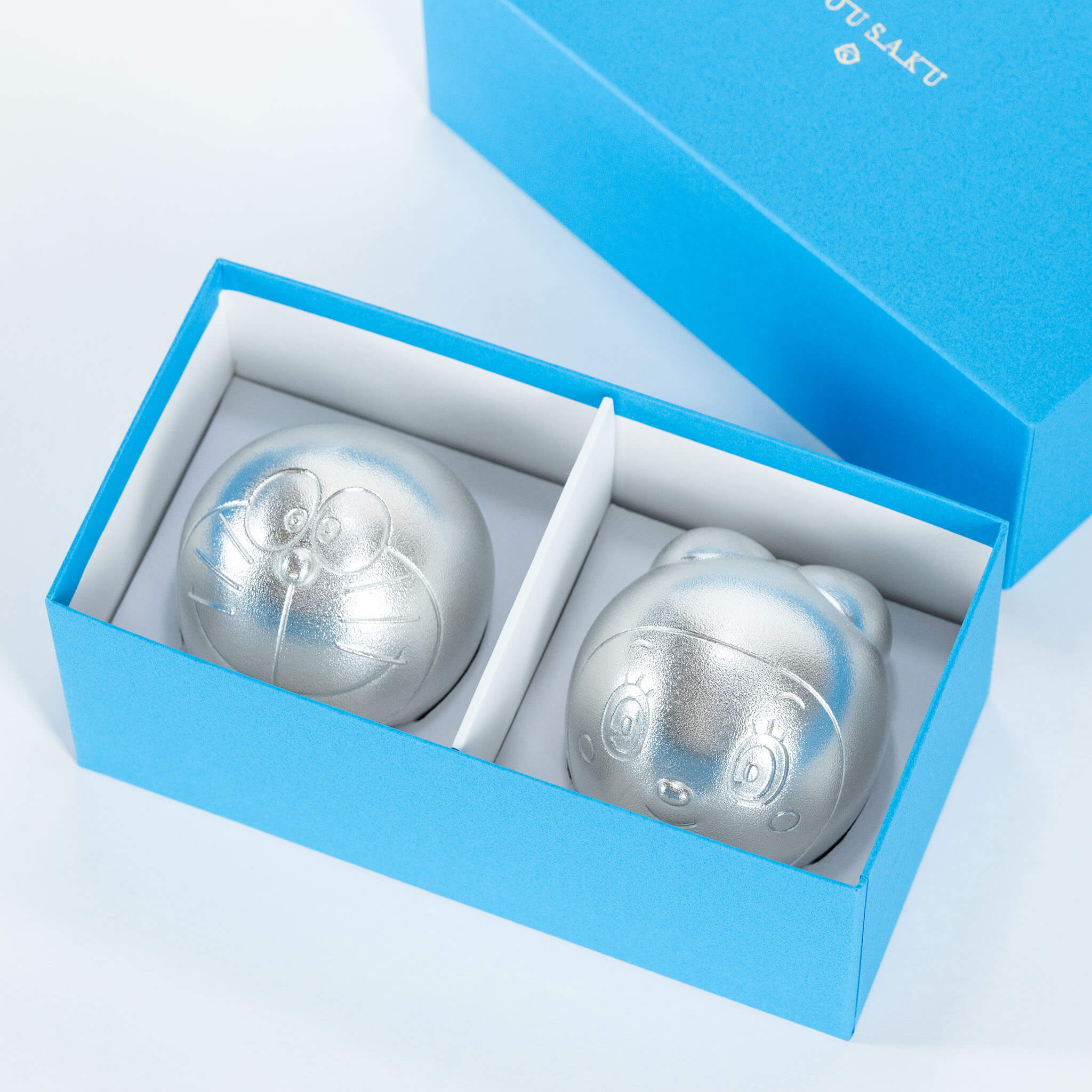 Nousaku Doraemon & Dorami Pure Tin Tumbler Set KyotoLux