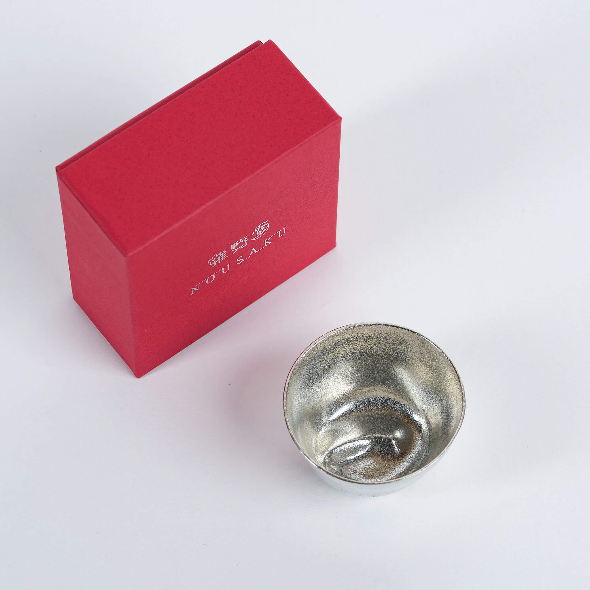 Nousaku Pure Tin Zodiac Sake Cup - Snake Nousaku