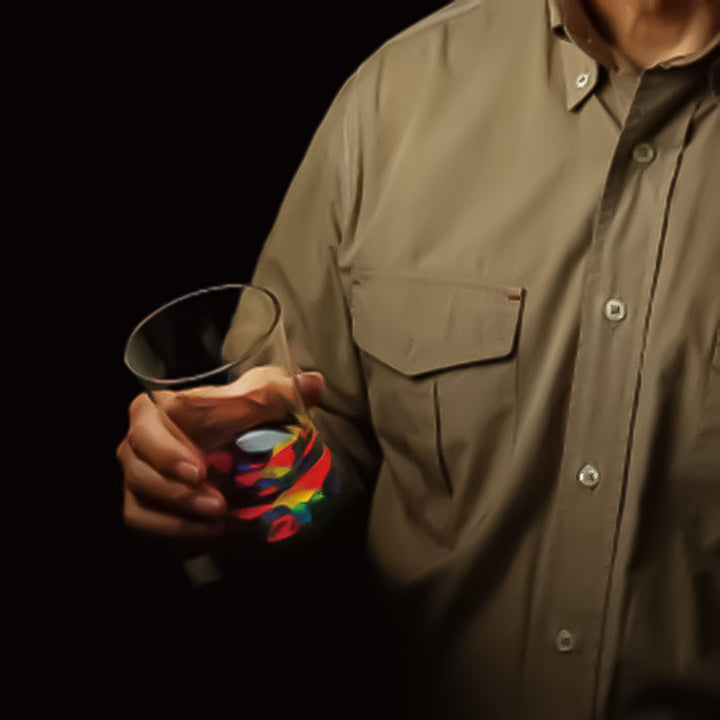 Suntory Stained Glass Whiskey Tumbler - Designed by Go Osaka